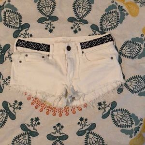 American Eagle mid-rise jean shorts